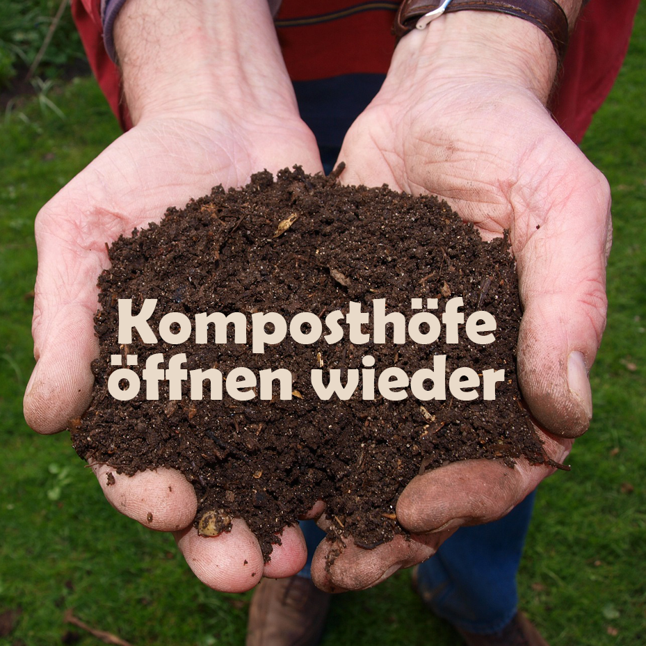 Kompostanlagen wieder geöffnet