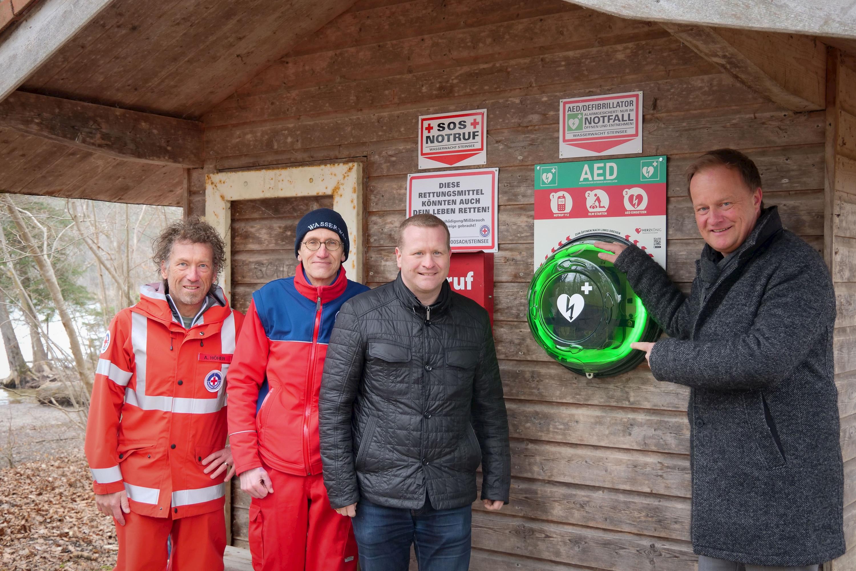 Neuer Lebensretter am Moosacher Bad am Steinsee