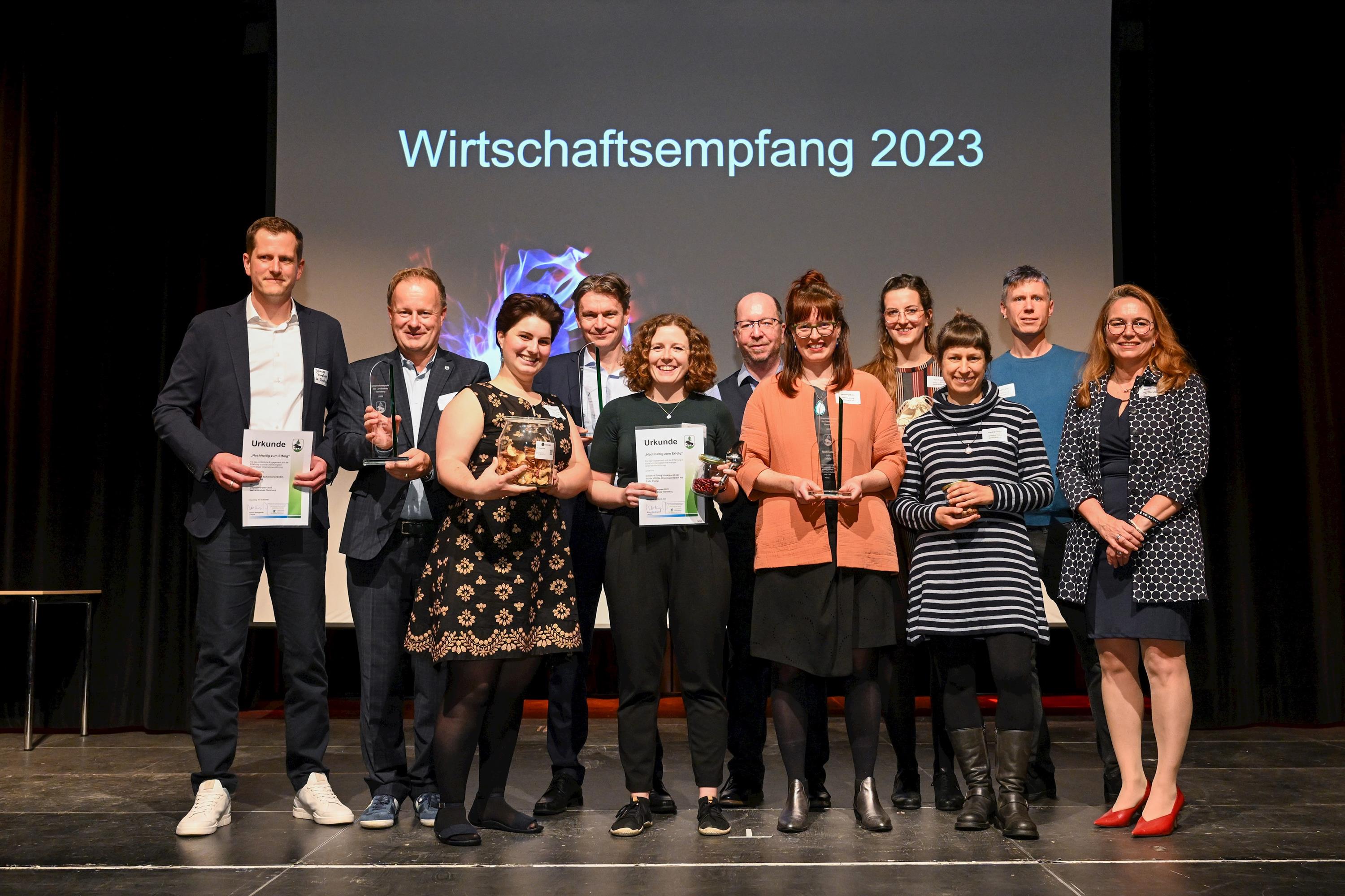 Landkreis Ebersberg ehrt nachhaltige Unternehmen beim Wirtschaftsempfang 2023