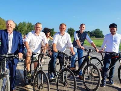 Geh- und Radwegeröffnung zwischen Markt Schwaben und Finsing