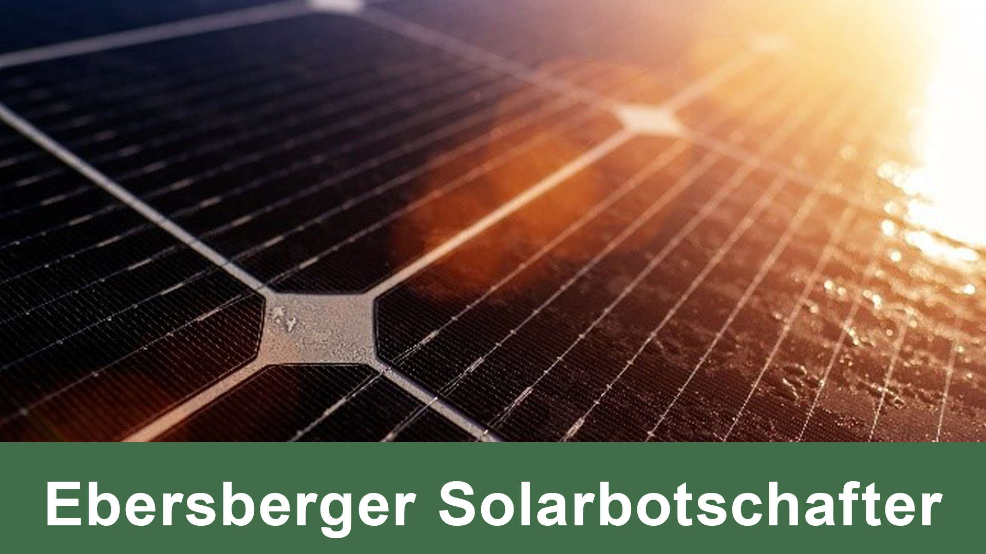 Solarbotschafter