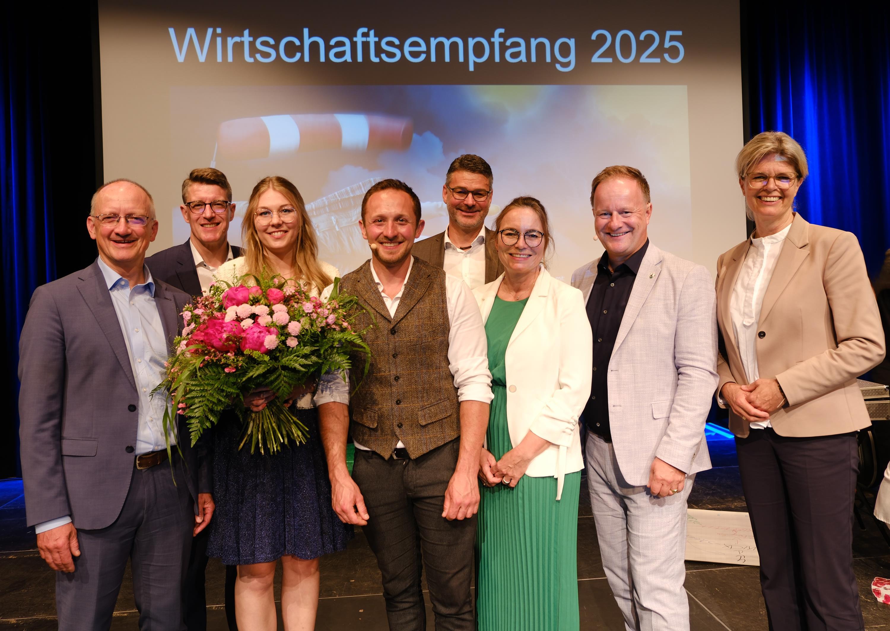 Gruppenfoto Wirtschaftsempfang