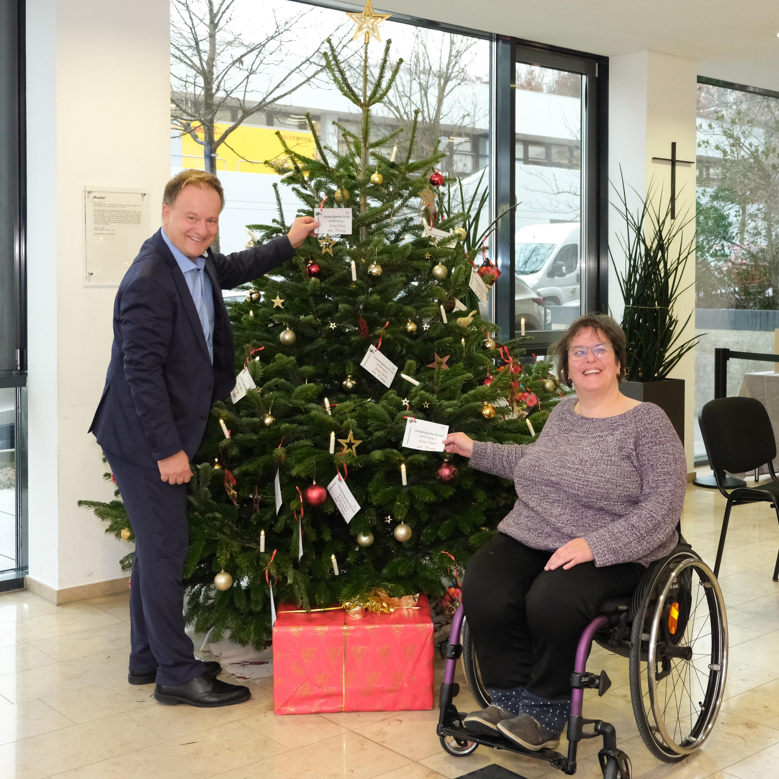 Wunschbaumaktion im Landratsamt